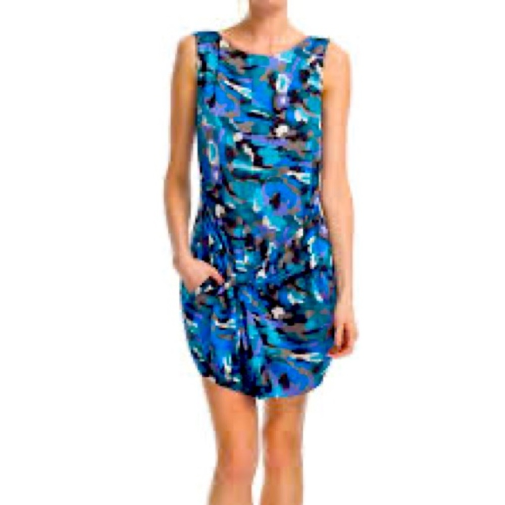 Thakoon Addition Silk Dress Camo Print Multicolor Sleeveless Women’s Size S